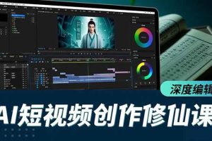 (12.11)AI短视频创作修仙课，从炼气到金仙、爆款复刻、深度编辑，掌握全栈AI能力
